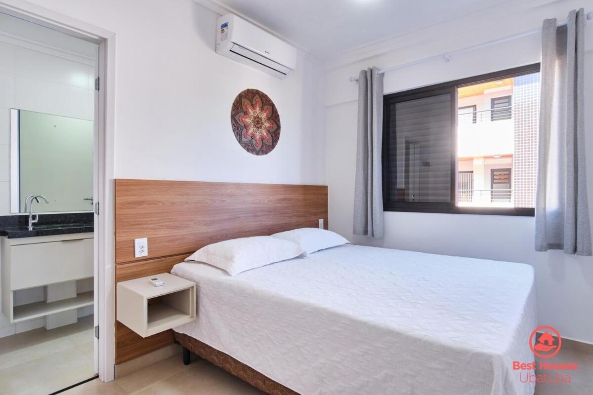 Bh57: Bonito, Gostoso, Varanda Gourmet E Bom Preco Apartamento Ubatuba